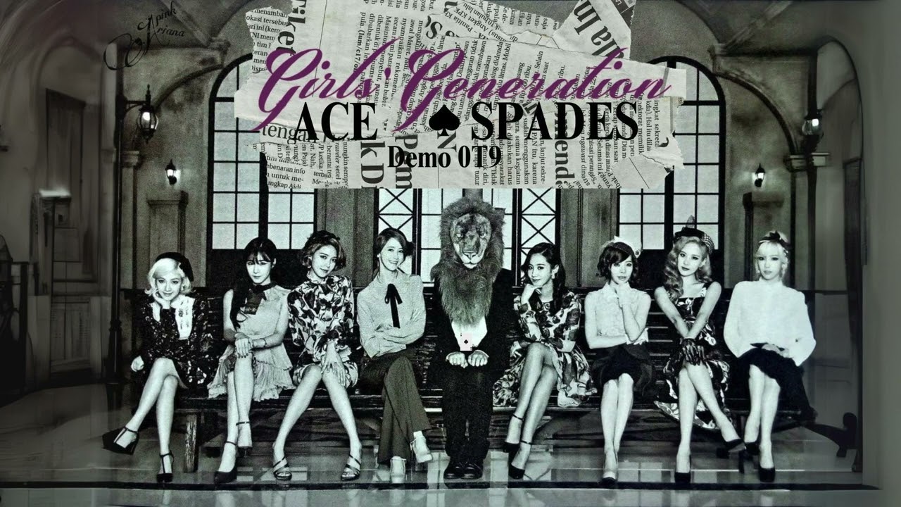 Girls' Generation (소녀시대) - Ace Of Spades Demo (With Jessica) (HIGHER QUALITY)
