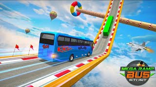 Big bus Stunts: 👌 mega Ramp racing stunts game screenshot 4