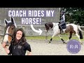 My Trainer Rides My Horse | Week-long Barn Vlog! Riding With Rhi | UK Equestrian YouTuber