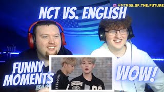 NCT vs. The English Language | NCT Funny Moments | Reaction!!