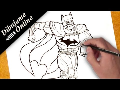 como dibujar a batman | como dibujar a batman paso a paso - YouTube