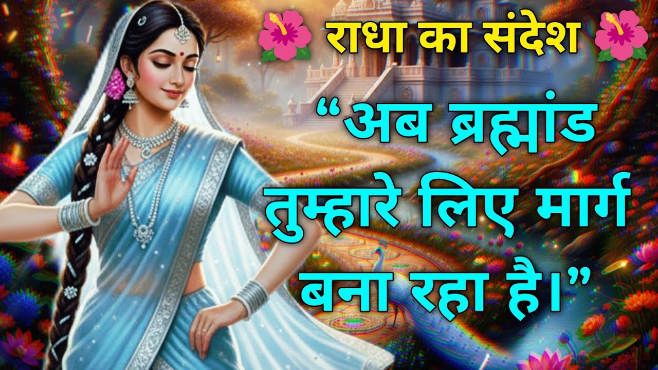 अब ब्रह्मांड तुम्हारे लिए मार्ग बना रहा है 🌺 Radha rani Sandesh 🌺 #krishna #radharani