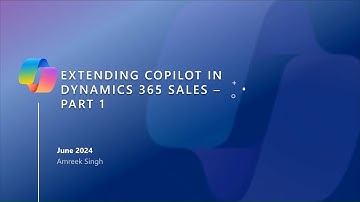 Copiloot in de verkoop: Uitbreidbaarheid Deel 1 | FastTrack Dynamics 365