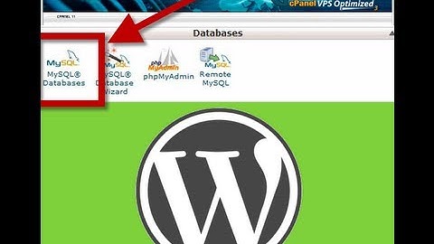 Create a MySQL database in cPanel for WordPress