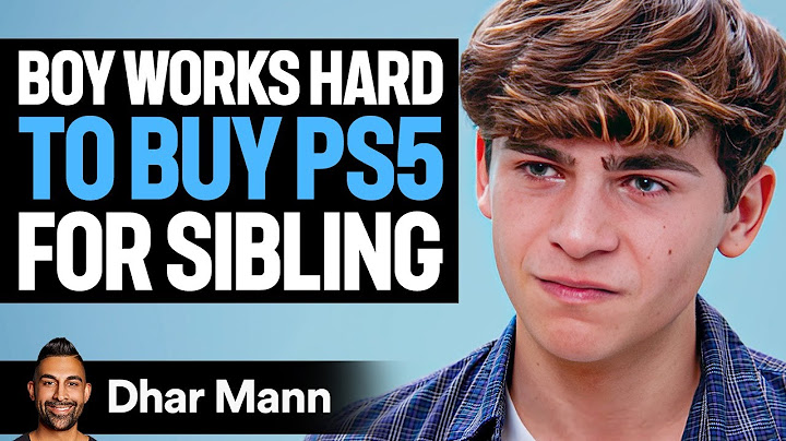 Boy WORKS Hard To BUY PS5 For Sibling | Dhar Mann