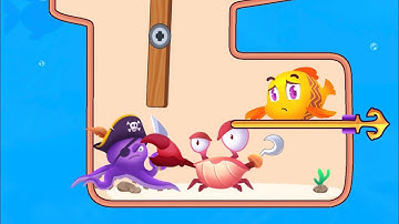 Fish Pin - Puzzle Game All Levels Gameplay For Android, IOS Mobile Part: 5