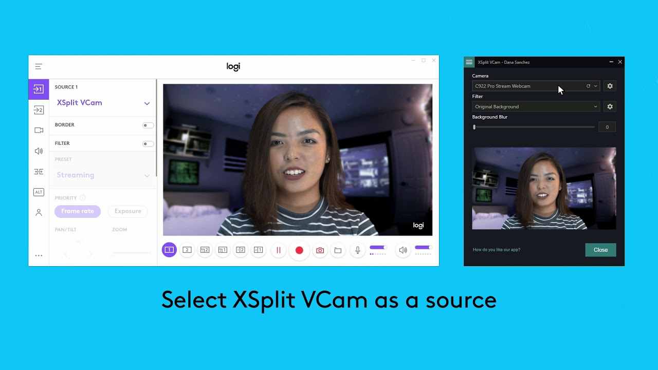 skæg Magnetisk Predictor Remove your background in Logitech Capture with XSplit VCam - YouTube