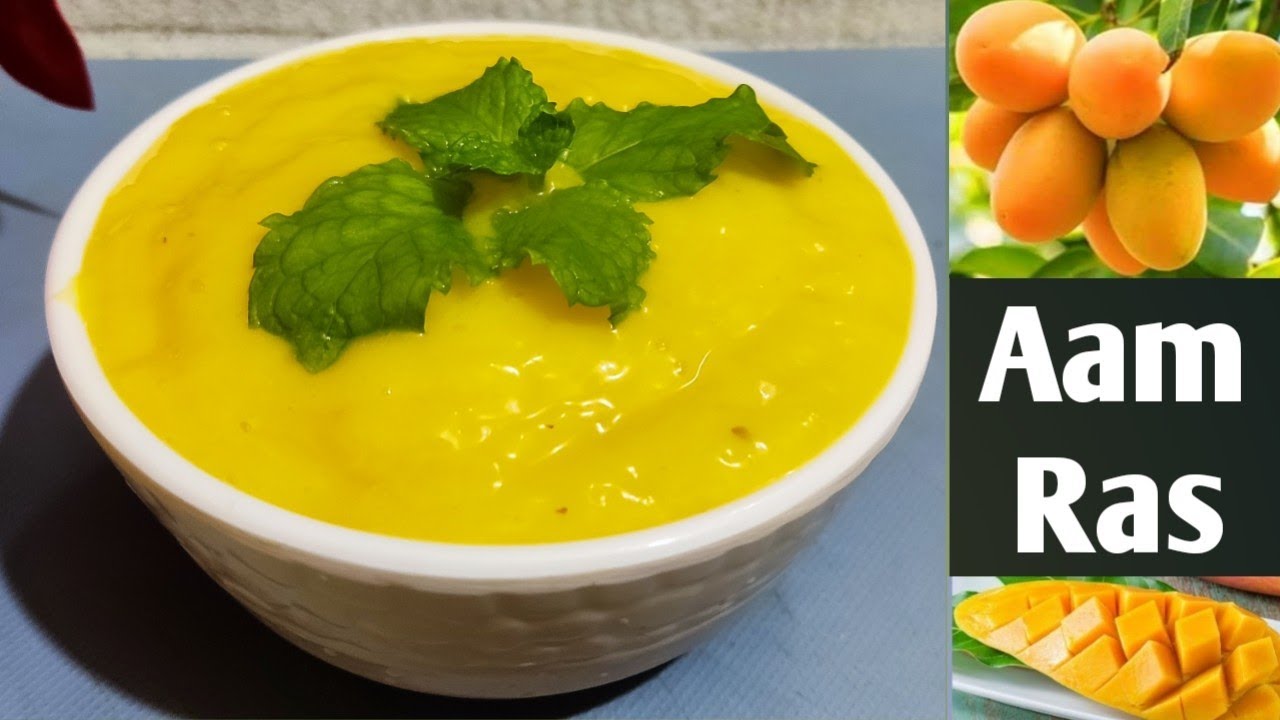 Am Ras Mem आमरस|Aamras Recipe|Aam ka ras|Easy Mango Desert|Homemade Aamras|Mango ...