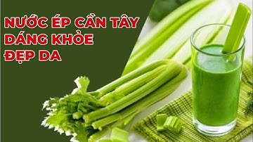 Cách làm nước ép cần tây táo xanh để có dáng khỏe và da đẹp | Nguyễn Hương Giang