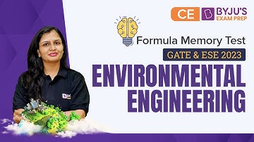 Environmental Engineering Formula Revision | GATE & ESE 2023 Civil Engineering (CE) Exam Preparation