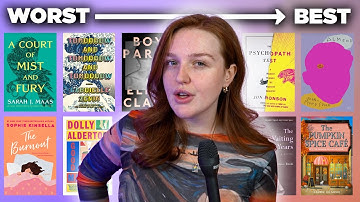 WORST to BEST: all the books i read in 2024
