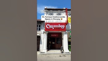 KL’s famous Cookiecrumbs is now open in Penang 😍📍No.475, Chulia Street, George Town