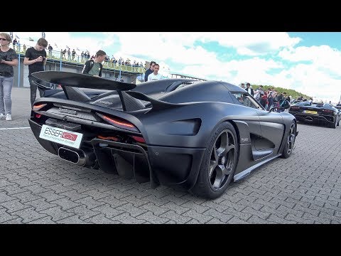 1500HP Koenigsegg Regera Driving on Track & Fast Accelerations !