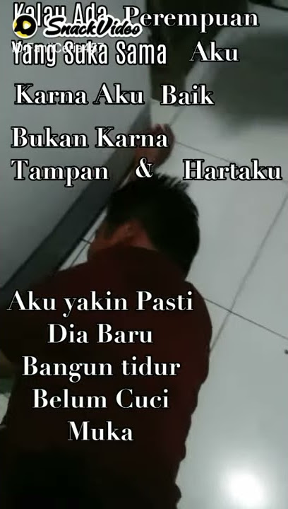 story WA  Wanita Baru Bangun tidur blum Cuci Muka.