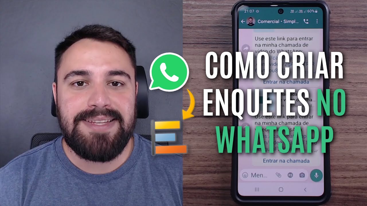 NOVIDADE! COMO CRIAR ENQUETES NO WHATSAPP - YouTube