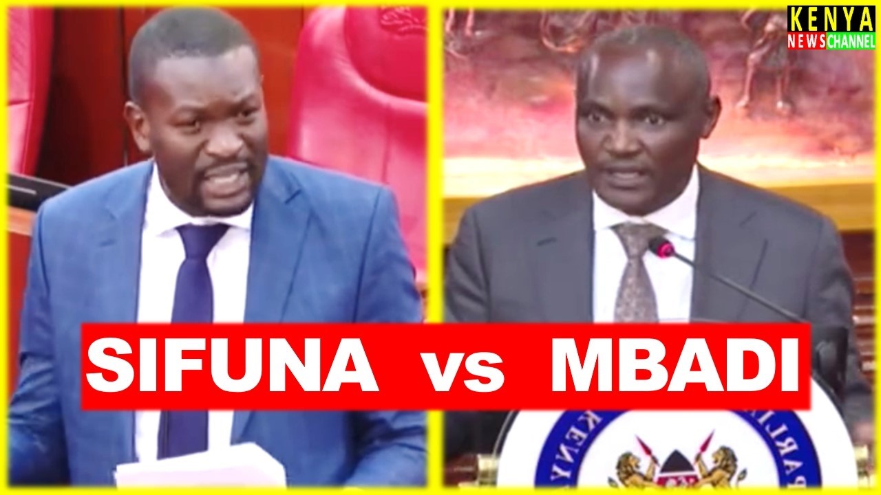 Listen to the TOUGH Questions Senator Sifuna asked Treasury CS Mbadi in Senate today