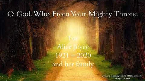 O God Who From Your Mighty Throne