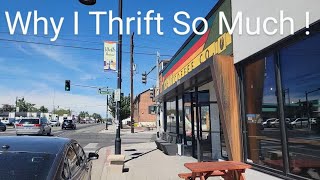 Thrift Store Finds Monday / Why I Enjoy Going To Thrift Stores / Also Reno Coffee Co.