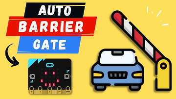 Build Auto Barrier Gate with Microbit #microbit #microcontroller #diy