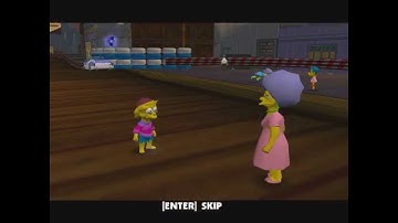 The Simpsons Hit & Run: Level 3 Race 1 - Time Trial [PC]