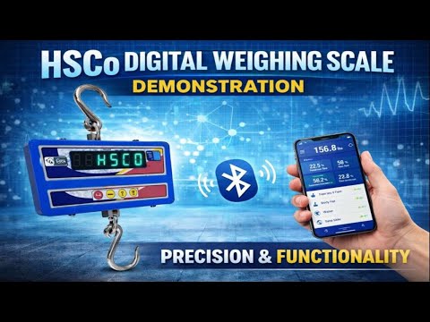 Mango grading scale: weighing and grade display 3 Bluetooth enabled customised scale demonstration