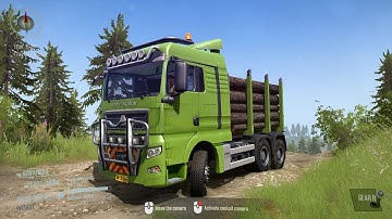 Spntires Mudrunner SITRAK C7H540 NEW Truck Driving In Mountain | Engineer Mohammad Talha