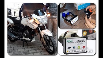 How to install Double Indicator in TVS Apache RTR 180 | SIMTAC PNP HAZARD SYSTEM @1250 Rs