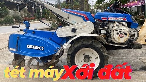 tét thực tế máy xới đất nhật bãi - máy iseki mạy xăng cực khủng I cửa hàng việt anh 0961350530