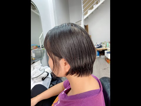 Video Cắt Kiểu Tóc Nữ Bob Ứng Dụng Salon - YouTube