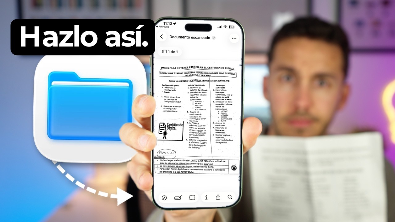 Cómo ESCANEAR un DOCUMENTO en iPhone de manera correcta ✅ ¡Ahora es mejor!