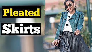 HOW TO STYLE A PLEATED SKIRT: OUTFIT IDEAS