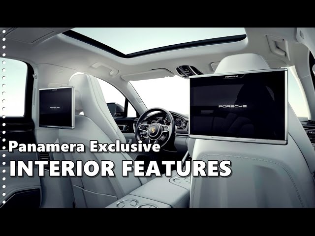 Porsche Panamera Exclusive INTERIOR Features - YouTube