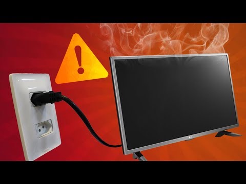 Vídeo: Você deve desligar a TV na parede?