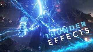 Thor Thunder Charge Up Free Effects Pack | Black Screen