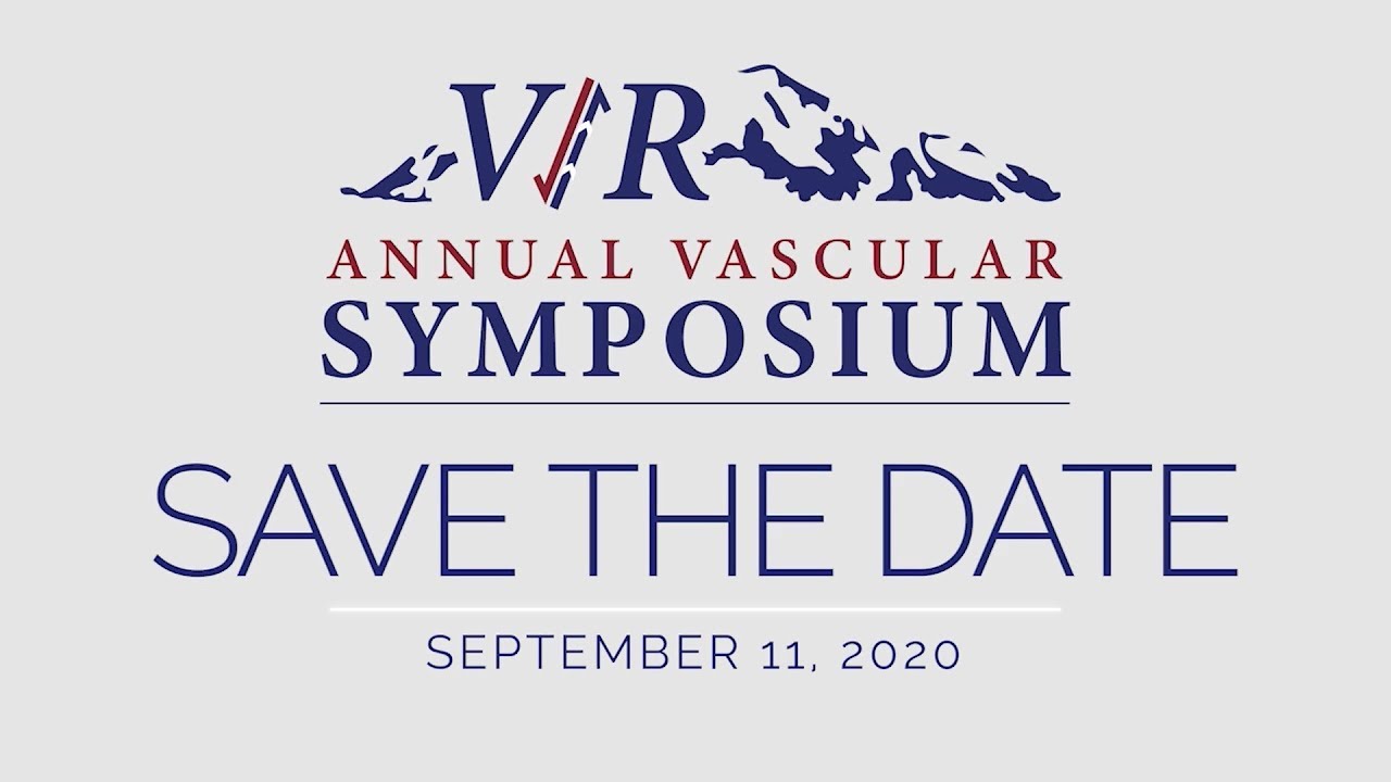 SAVE THE DATE: VIR Vascular Symposium 9-11-2020