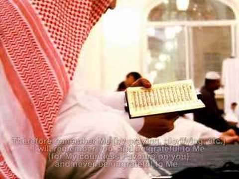 BEAUTIFUL QURAN!!!!! Al-Baqarah (148-157) Shiekh al-Hameedi - w/ translation