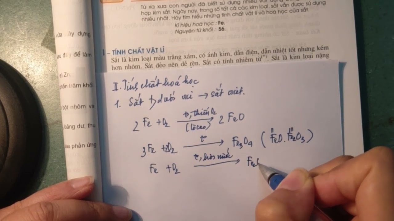 Tính chất hóa học của sắt- Dành cho học sinh lớp 9 học môn Hóa học online - youtube