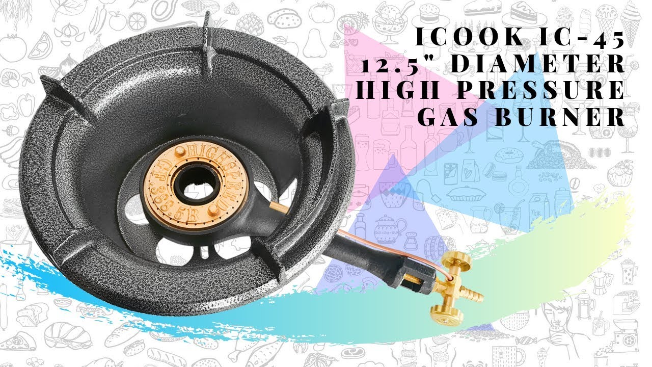 iCook IC45 12.5" High Pressure Gas Stove YouTube