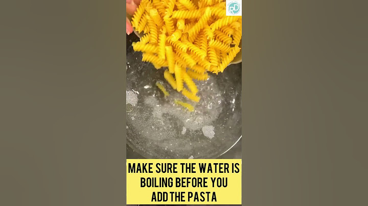 How to Boil Pasta Properly ? #pasta #food #cooking #basicrecipes #foodhacks