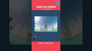 Guess the country by the landmark. #quiz #shorts #funlearning
