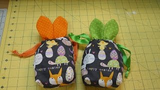 How To Sew A Drawstring Bunny Bags