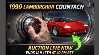 Live Auction Now: 73-Mile Lamborghini Countach