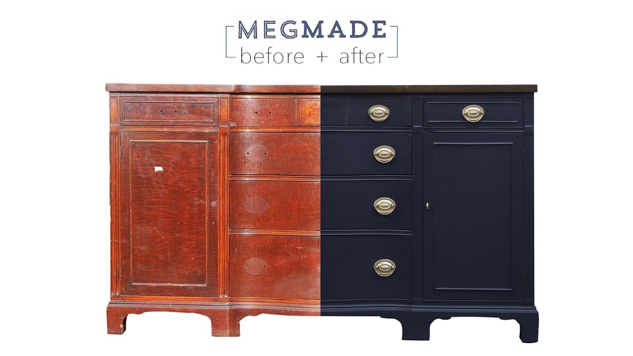 MegMade Before + After - Hepplewhite Buffet Given an Update!