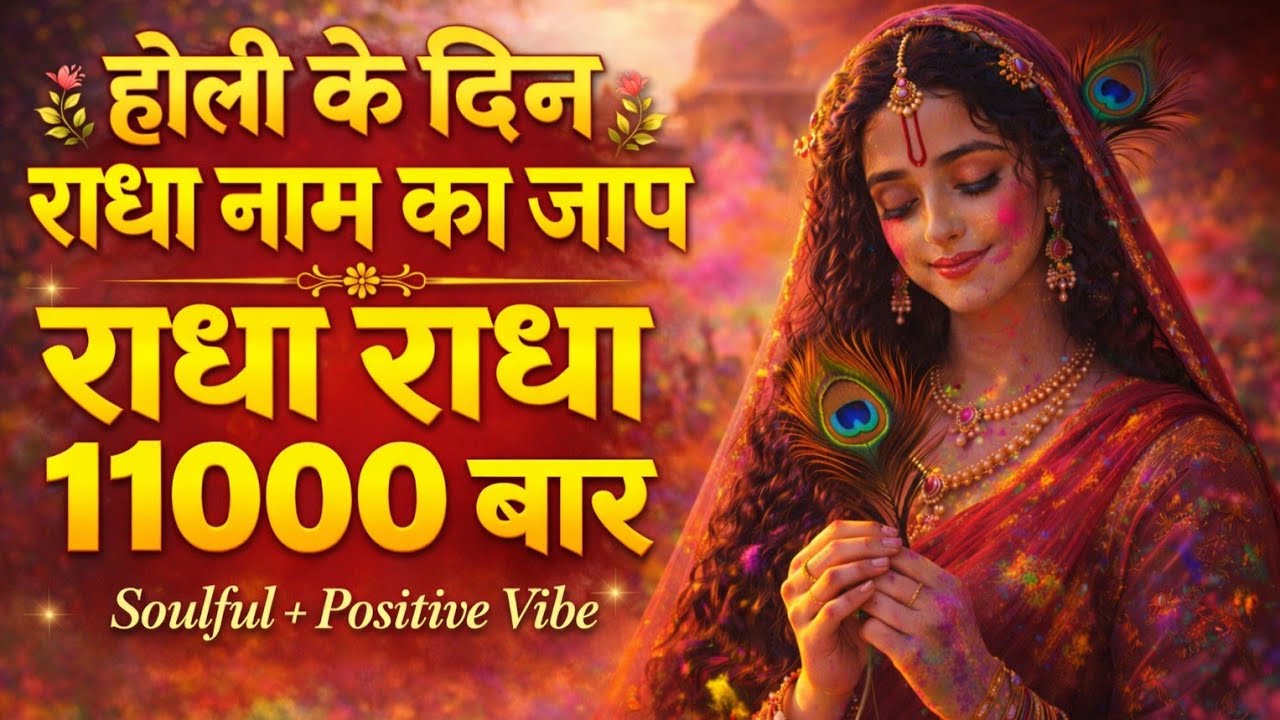 🌸 अखंड श्री राधा नाम जप | Shri Radha Naam Jaap 11000 Times | Radha Naam Dhun @DevBhaktiDhaam 