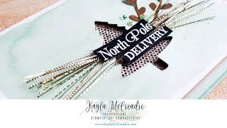 Quick & Easy Xmas Card - Mixing Old & New