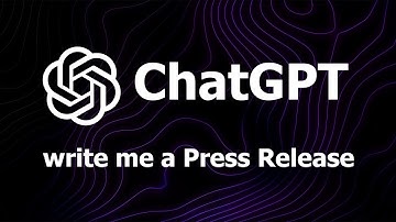 Write a Press Release with ChatGPT
