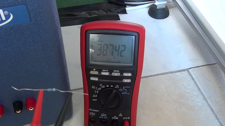 Multimeter Reference Check #3 - Calibration oven complete - resistor testing
