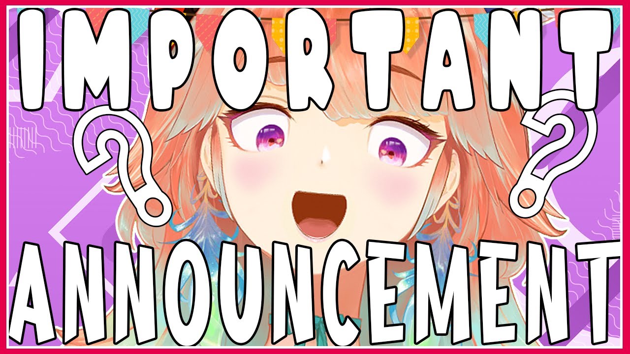 【ANNOUNCEMENT】I have some things for you 👀【重大発表】#kfp #キアライブ