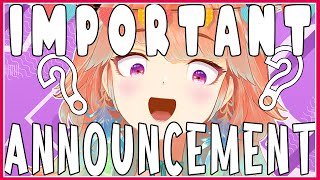 【ANNOUNCEMENT】I have some things for you 👀【重大発表】#kfp #キアライブ