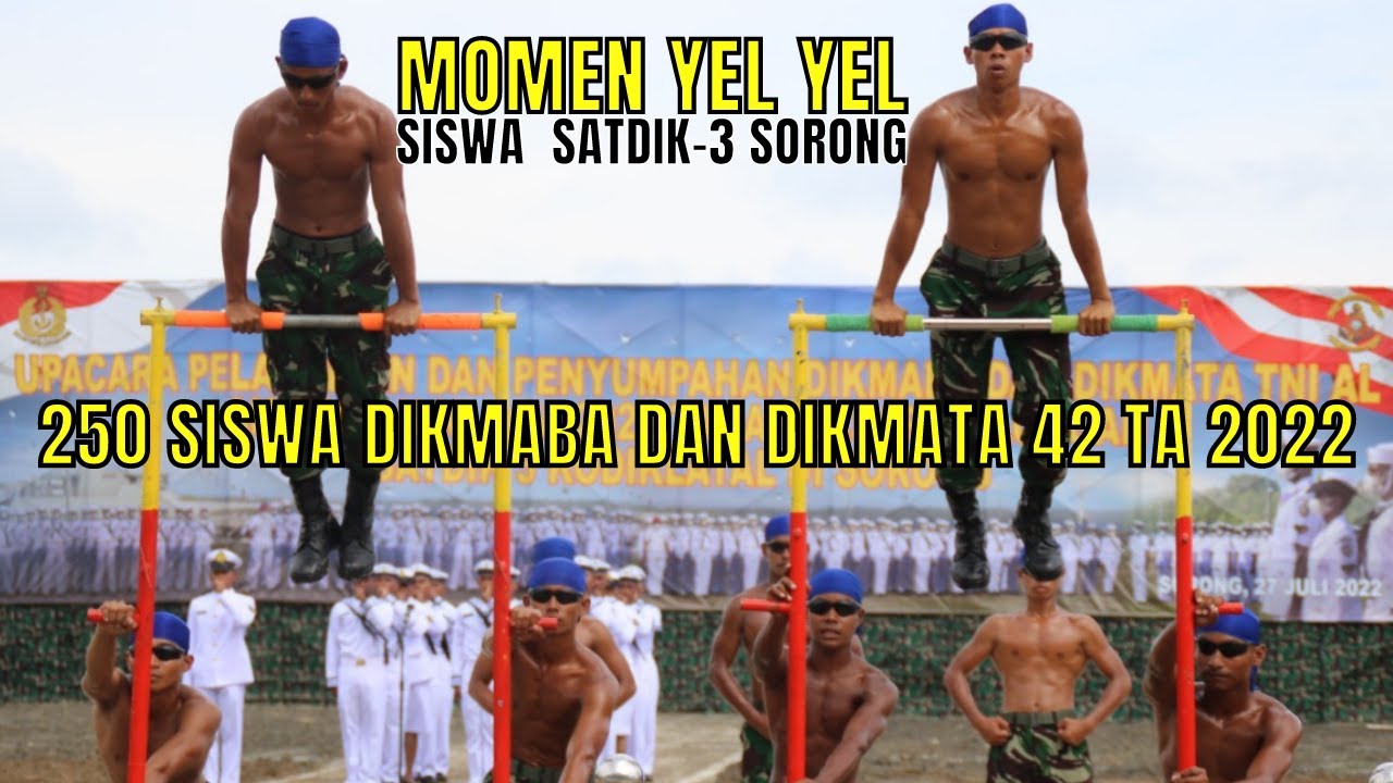 Momen Langka, Yel-Yel Siswa Satdik 3 Sorong || Dikmaba & Dikmata 2022
